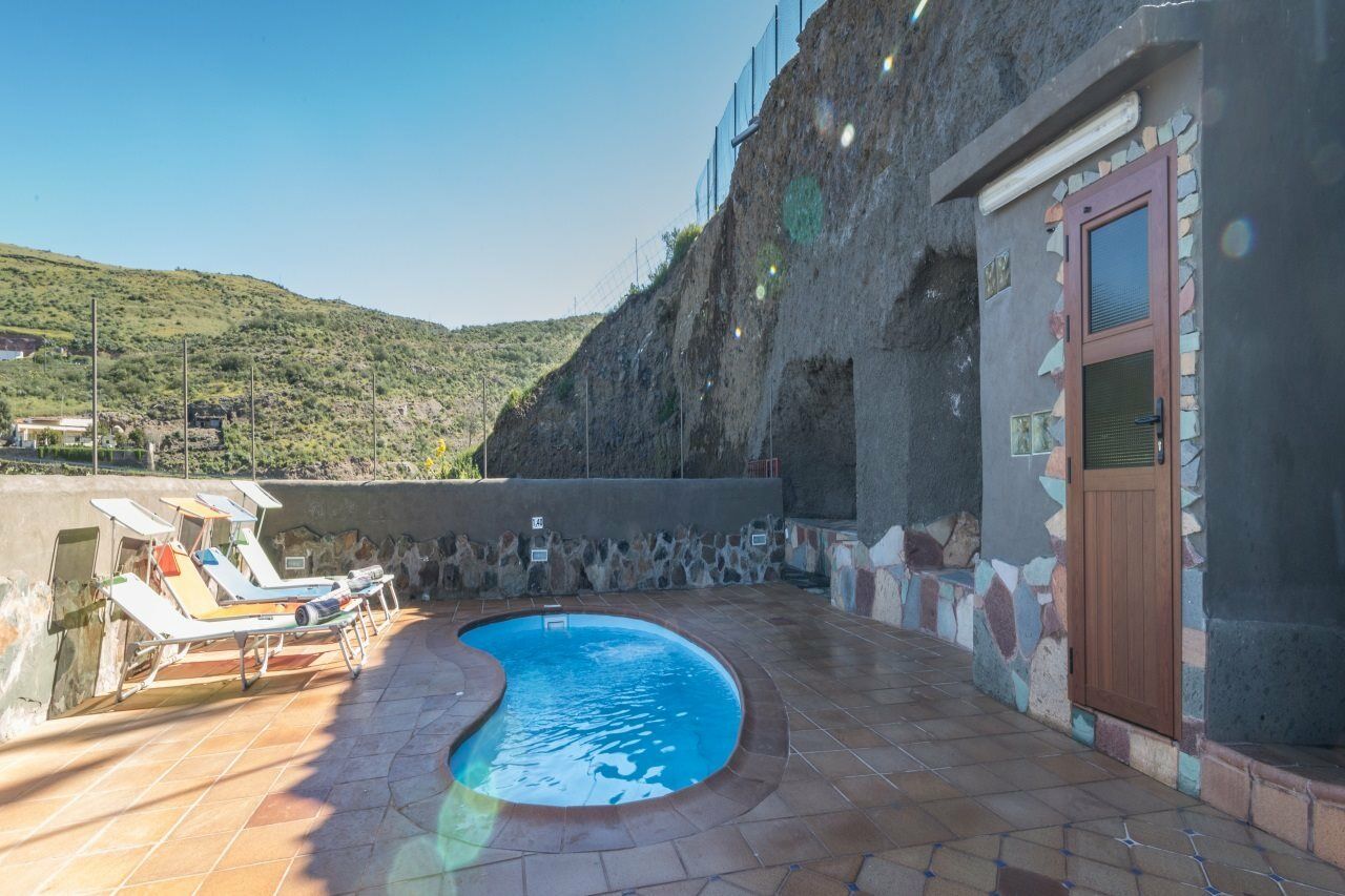 Casa Cueva El Caidero Guest House Artenara Exterior foto